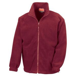 Result Unisex Adult Polartherm Fleece Jacket / Burgundy